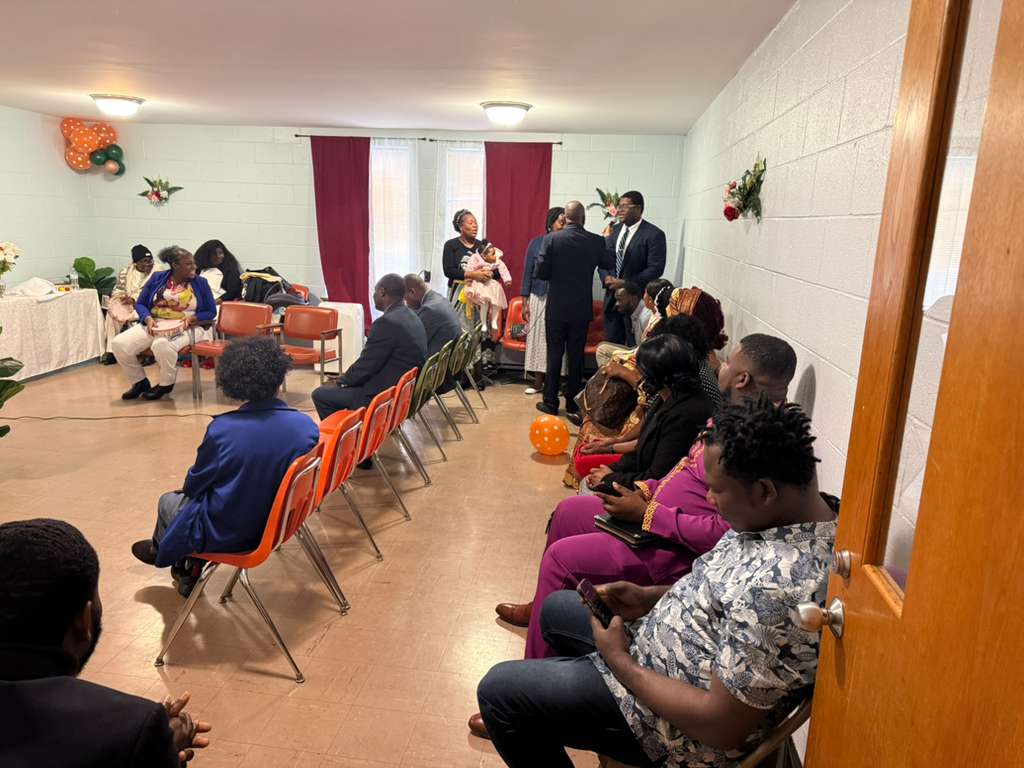 Church worship service